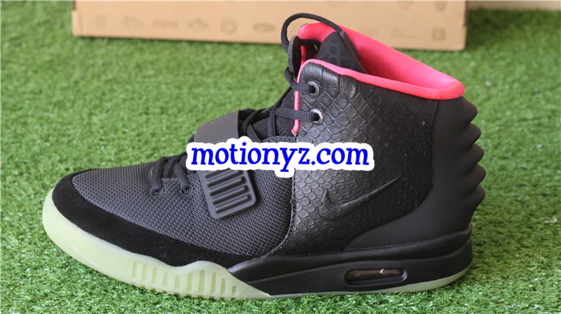 Nike Air Yeezy 2 NRG Solar Red Glow in the dark